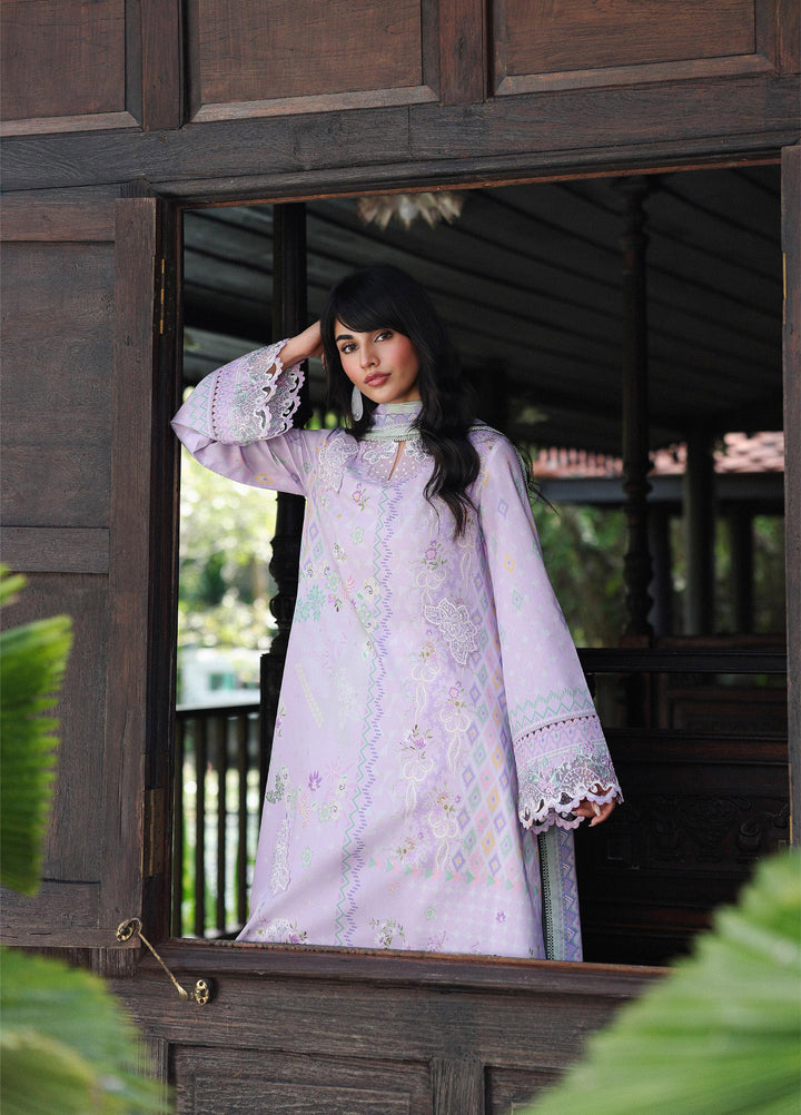 Q Prints by Qalamkar Unstitched Lawn Printed 3 Piece Suit QLK26QP Fiona - Summer Collection