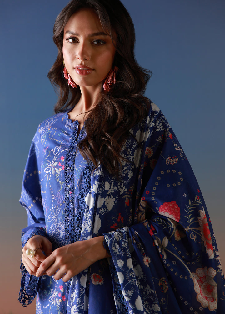 Mirha by Sahar Unstitched Printed Lawn 3 Piece Suit SS1-26-06 Bandhni delight - Summer Collection