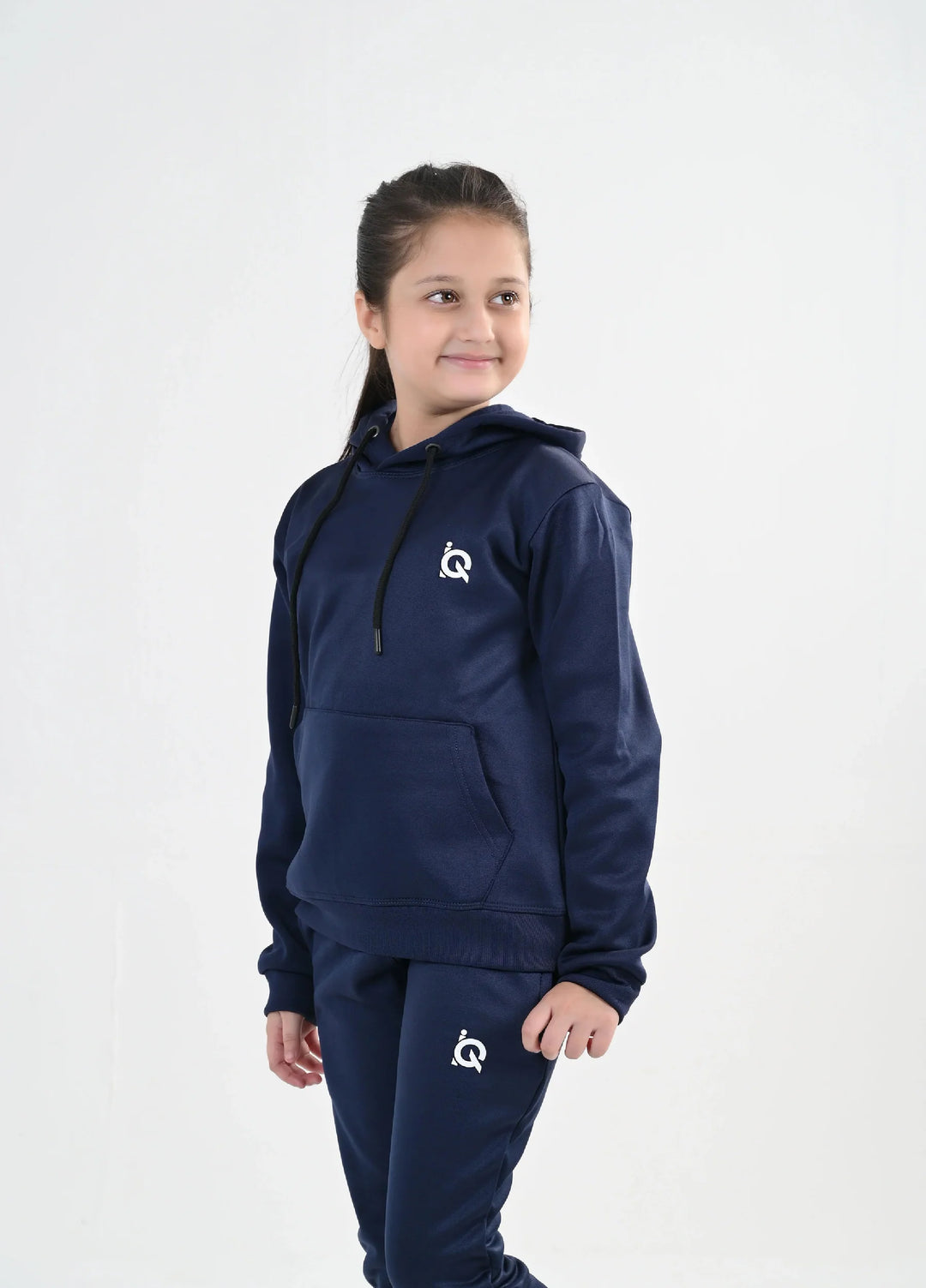 IQ Exclusive Kids Track Suit Fleece 2 PieceNavy Bliss Hoodie Tracksuit-Unisex Kids - Winter Collection