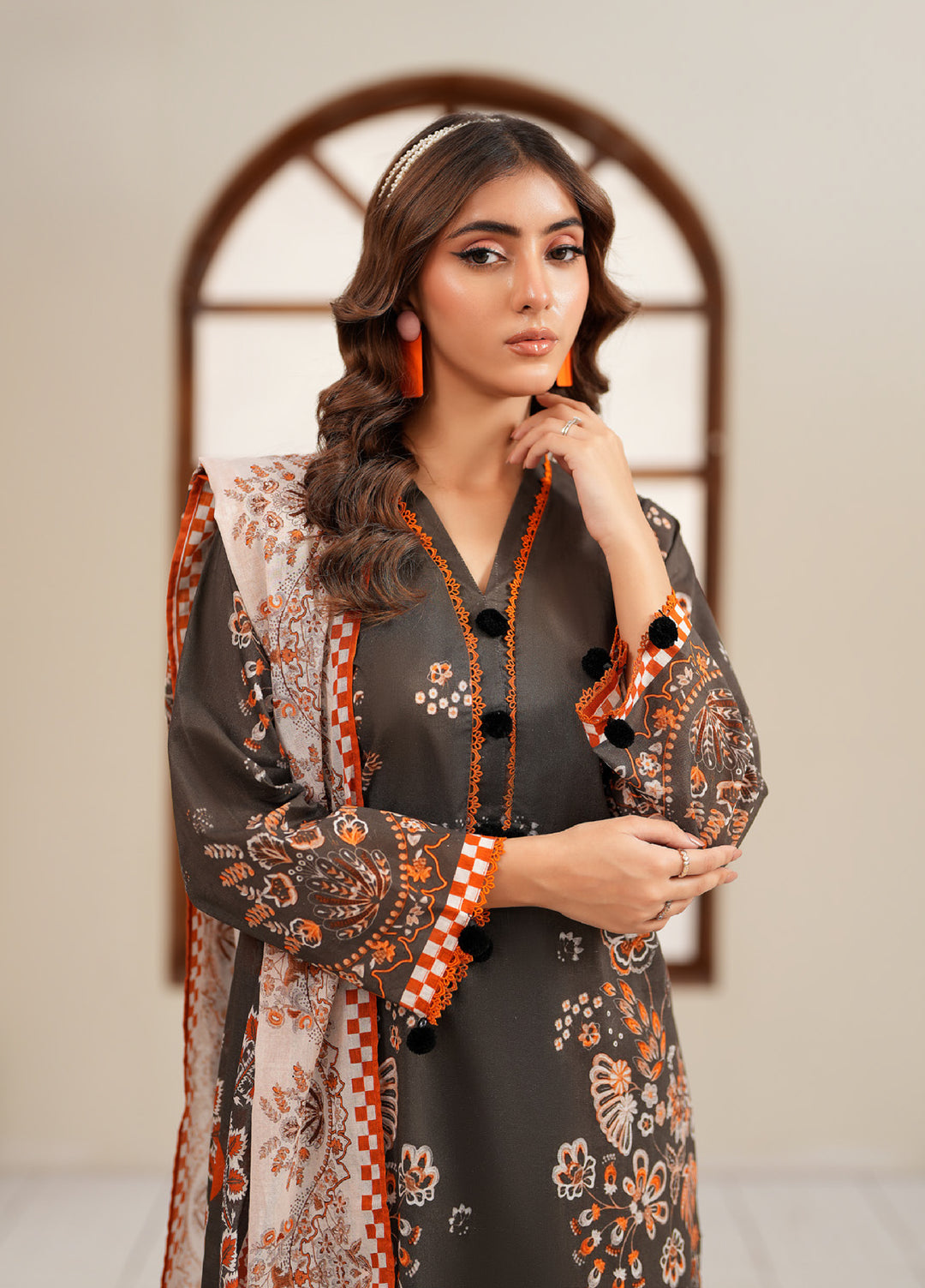 Salina by Regalia Textile Unstitched Printed Lawn 3 Piece Suit RG26DPS D-8 - Summer Collection