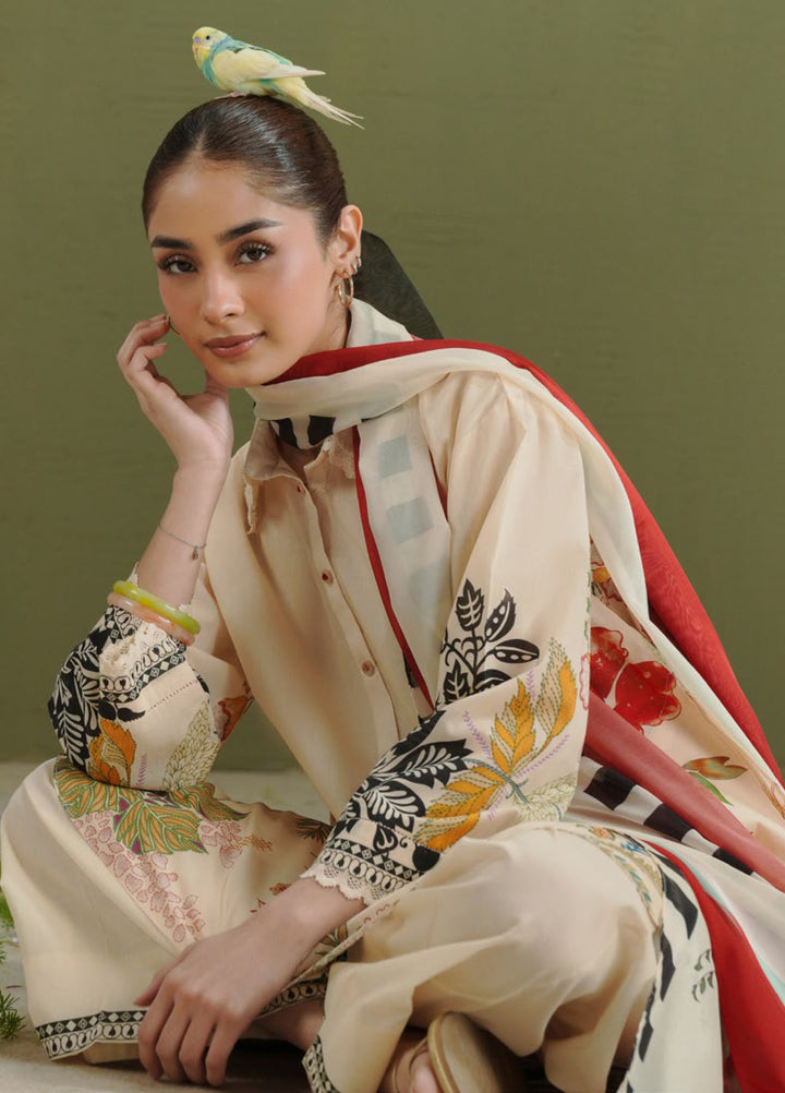 Coco by Zara Shahjahan Unstitched Printed Lawn 3 Piece Suit CZS26PS ZCP-26 03 A - Summer Collection