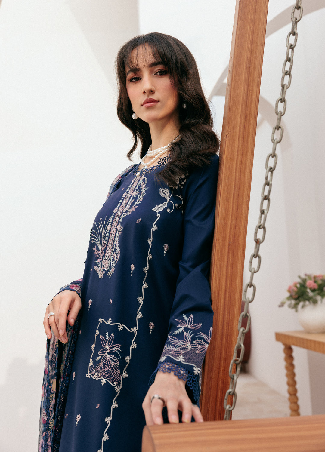 Zync by Florent Untitched Lawn Embroidered 3 Piece Suit FL26UZ FZ-5A - Summer Collection