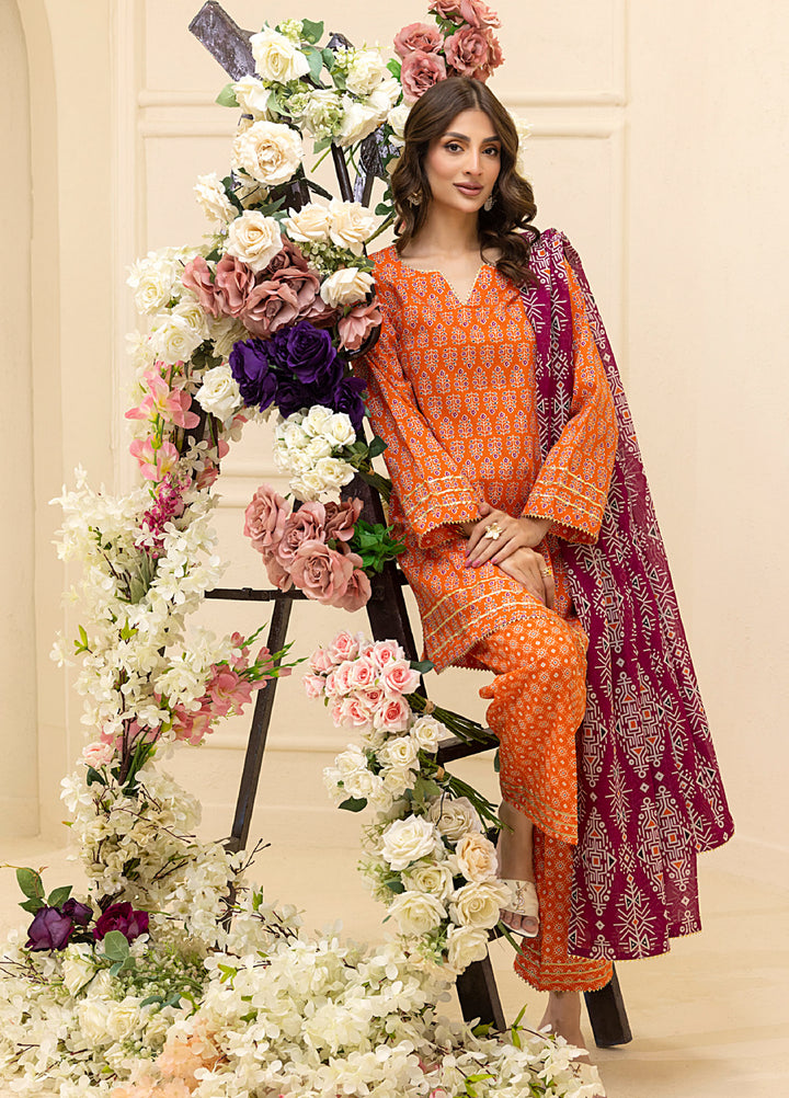 Salina by Regalia Textiles Unstitched Digital Printed Lawn 3 Piece Suit RG26SUVII D-5 - Summer Collection
