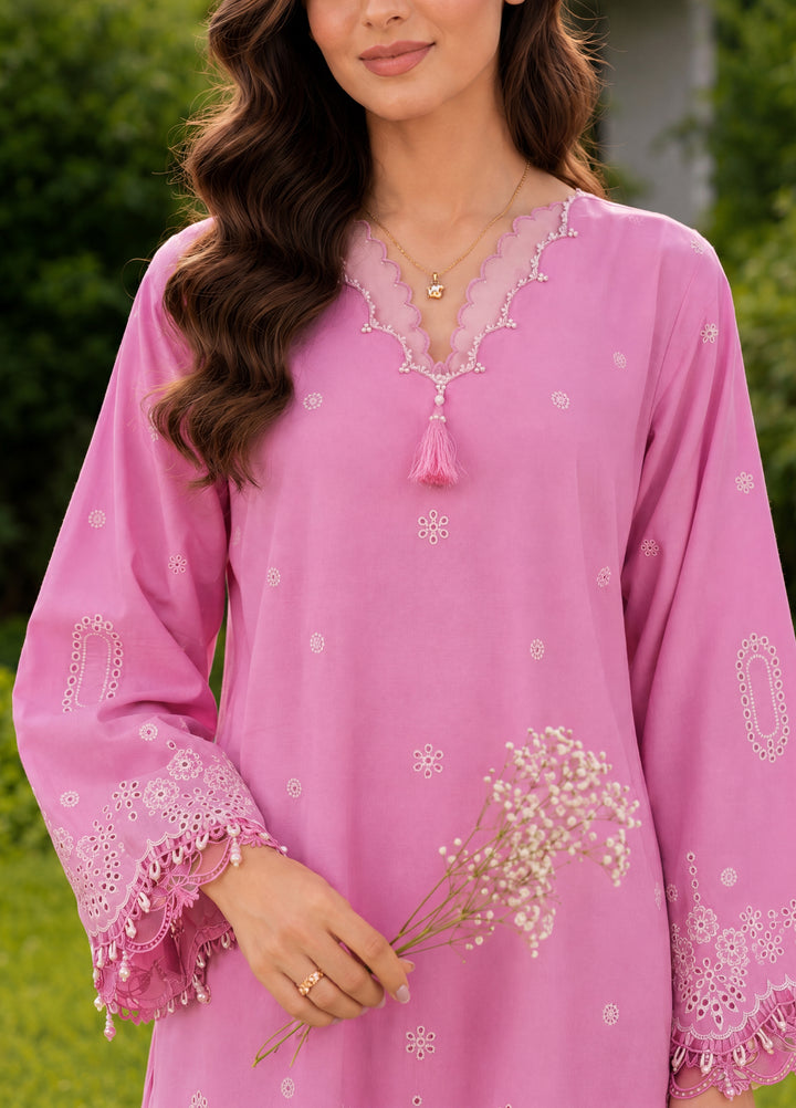 Zellbury Unstitched Embroidered Cotton 3 Piece Suit ZB26UCC WUC26E34055 - Casual Collection