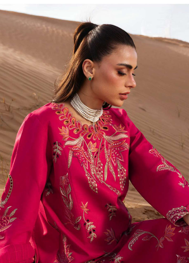 Rang Rasiya Premium Unstitched Embroidered Lawn 3 Piece Suit RR26UP D-9 Safa - Festive Collection