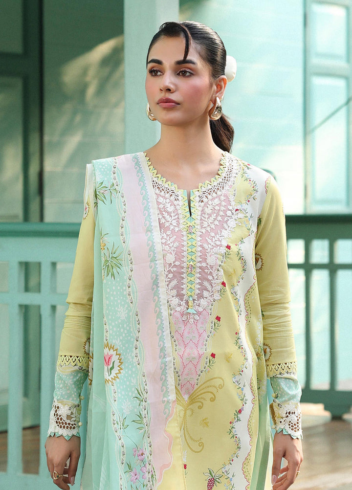 Q Prints by Qalamkar Unstitched Lawn Printed 3 Piece Suit QLK26QP Jovie - Summer Collection