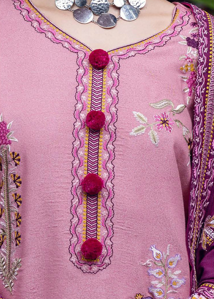 Symphony Hemline by Mushq Unstitched Karandi Embroidered 3 Piece MU25SK Opal Gleam - Winter Collection