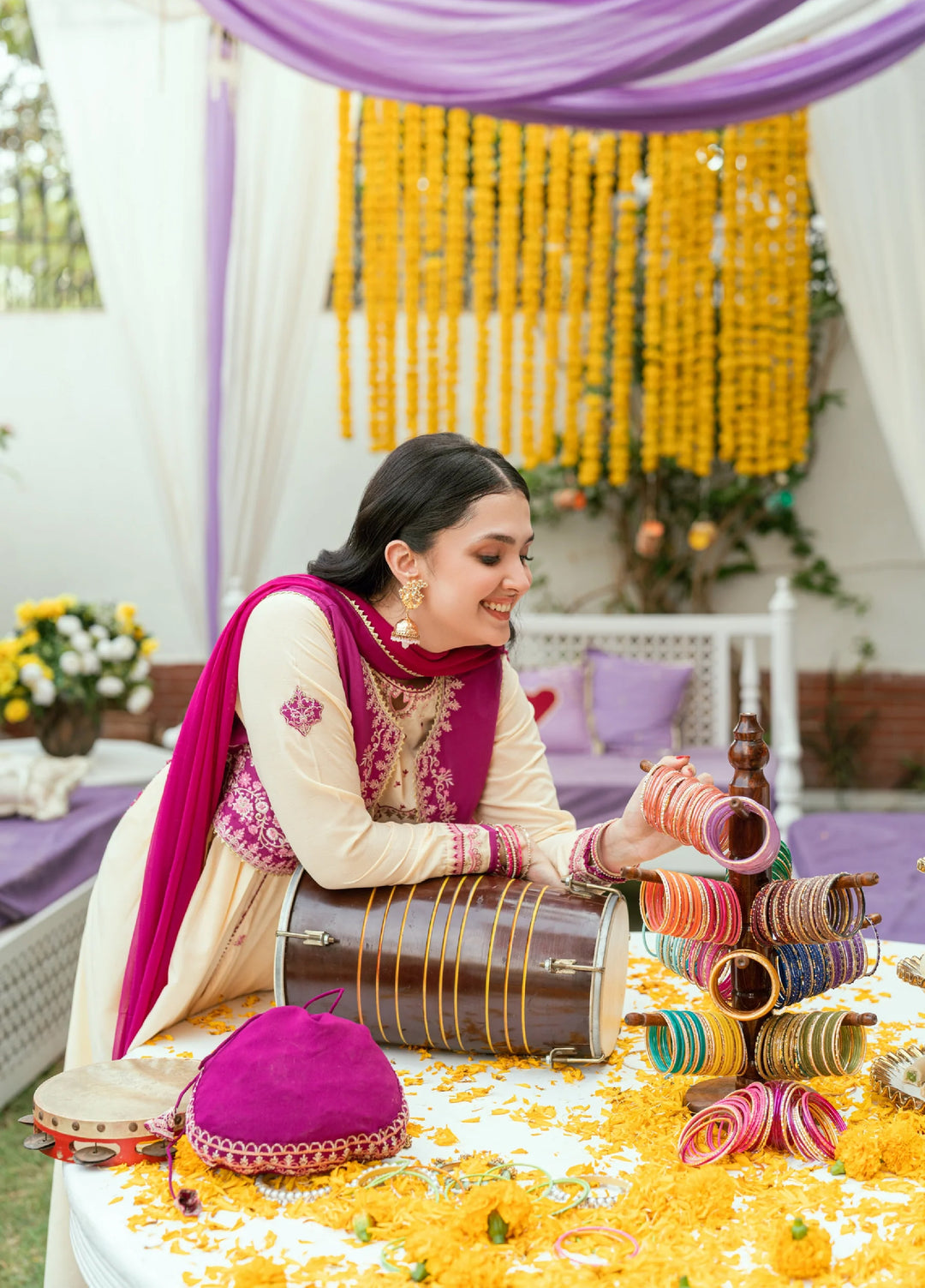 Omal by Komal Pret 3 Piece Dobby Suit Samar- Festive Collection