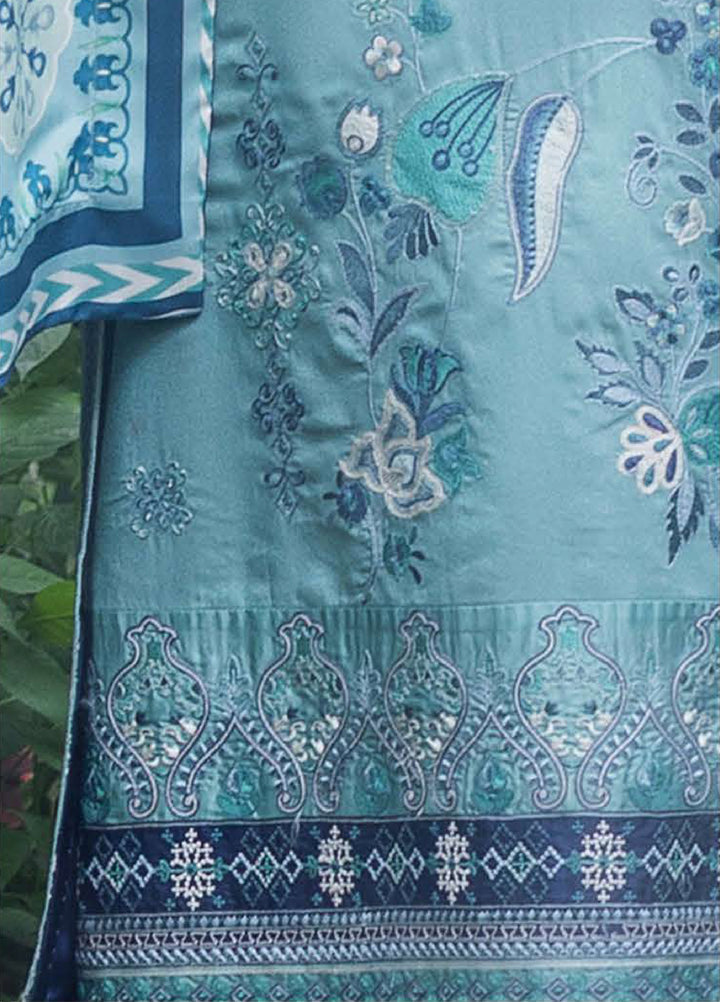 Symphony Hemline by Mushq Unstitched Karandi Embroidered 3 Piece MU25SK Glided Hour - Winter Collection