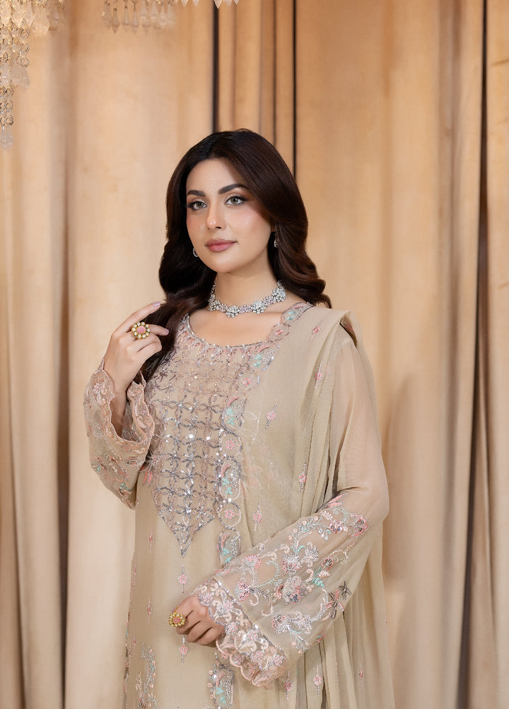 Daastan Raum by Sarb Unstitched Embroidered Chiffon 3 Piece Suit RS26UCD DCL-03 - Festive Collection