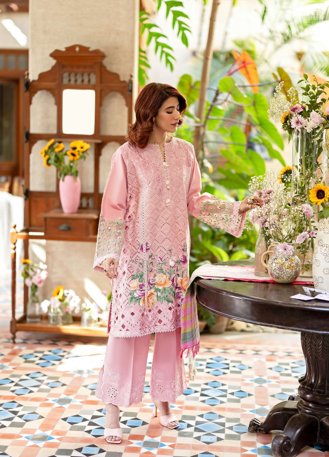 Astoria by Mushq Unstitched Embroidered Lawn 3 Piece Suit MQ26UAL 308-Arabil - Festive Collection