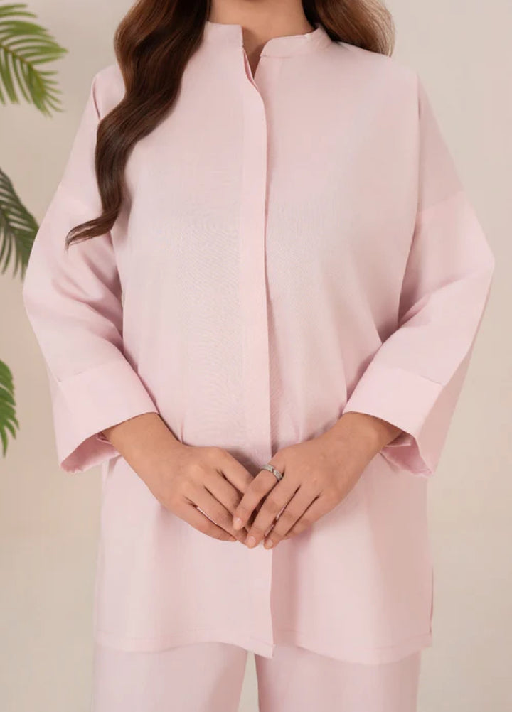 The Basic by Chandan Nagri Women Pret Co Ord Set Lawn Solids 2 Piece Kivo - Summer Collection