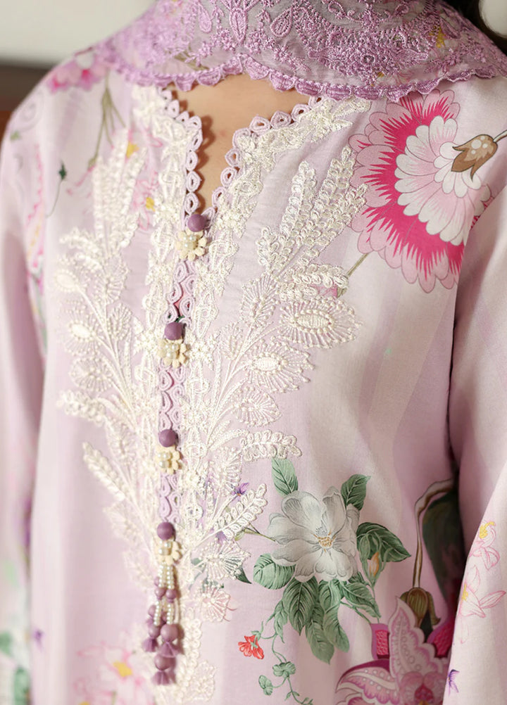 Sunlit Tales by Roheenaz Unstitched Embroidered Lawn 3 Piece Suit RN26ULS Dandelion dream RUNSS260703 - Lawn Collection