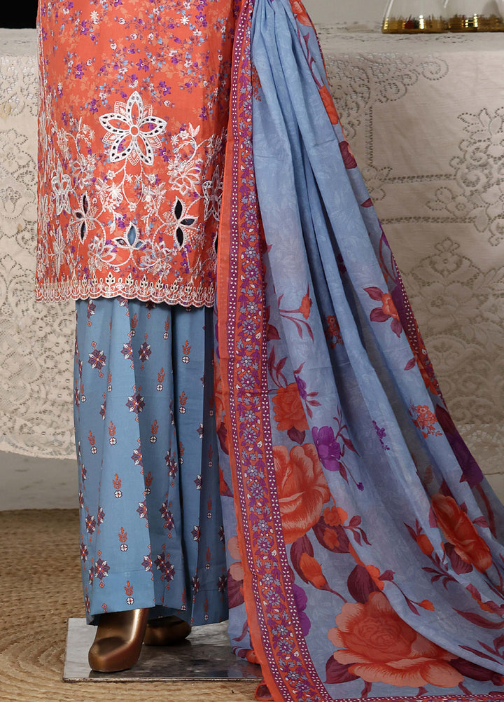 Guldozi by HZ Textiles RTW Embroidered Lawn 3 Piece Suit CPE-3P-029 - Summer Collection