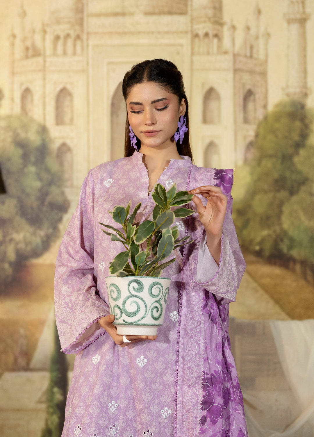 Regalia Textile Unstitched Embroidered Lawn 3 Piece Suit RG26EUS D-7 - Summer Collection