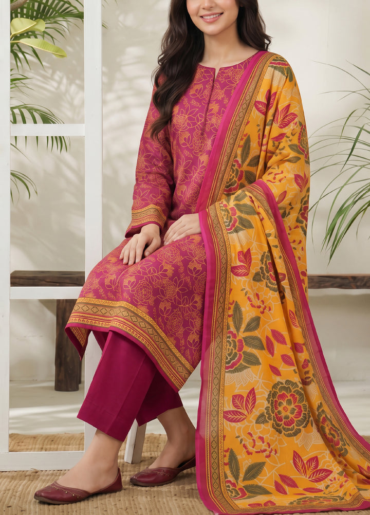 Daman by VS Textiles Unstitched Printed Lawn 3 Piece Suit VS26UDL D-05 845 - Casual Collection