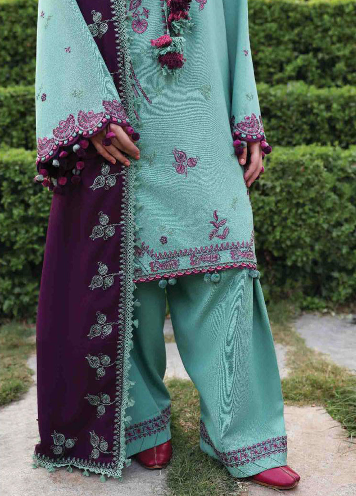 Amaris by Republic Womenswear Unstitched Luxury Shawl Karandi Embroidered Suits 3 Piece RW25AS D-14 - Winter Collection