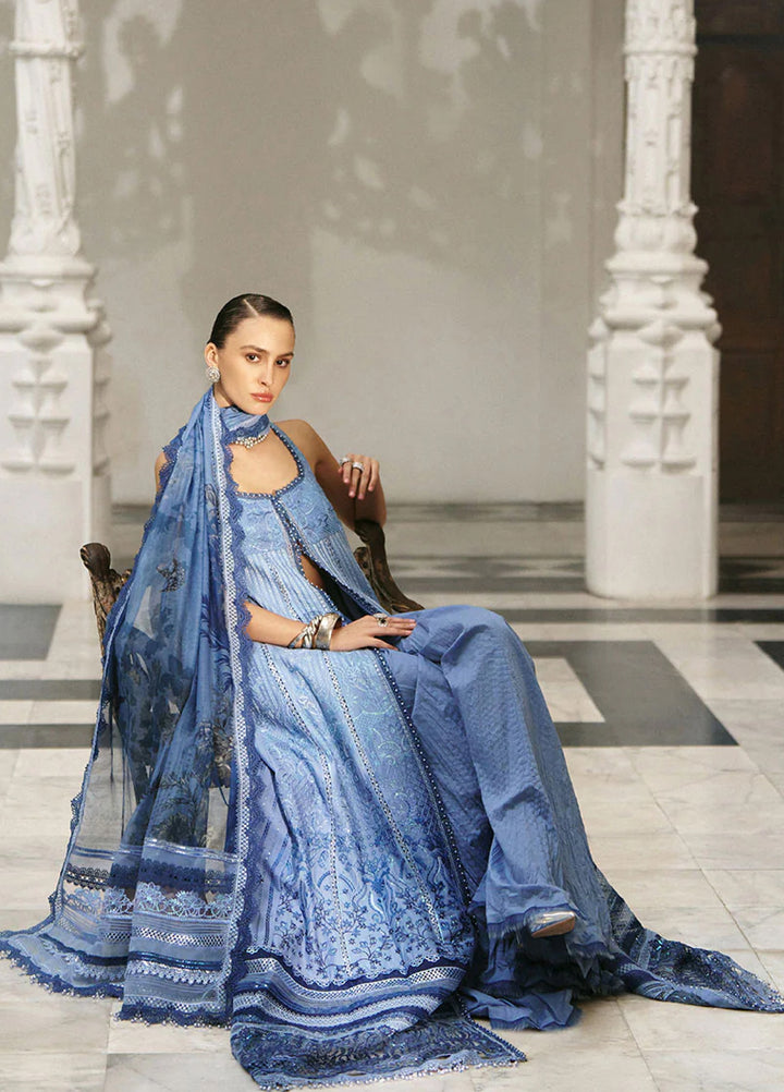 Sobia Nazir Unstitched Embroidered Luxury Lawn 3 Piece Suit SN26ULE D-06 B - Eid Collection