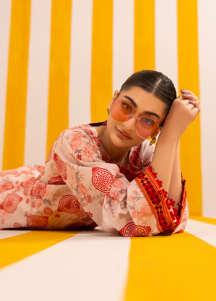 Coco Popup by Al Zohaib Unstitched Printed Lawn 3 Piece Suit AZ26UCP D-9 - Summer Collection