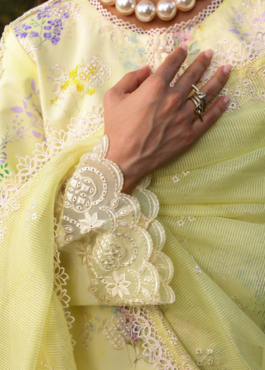 Florence by Rang Rasiya Unstitched Embroidered Lawn 3 Piece Suit RR26UFL Misha - Summer Collection