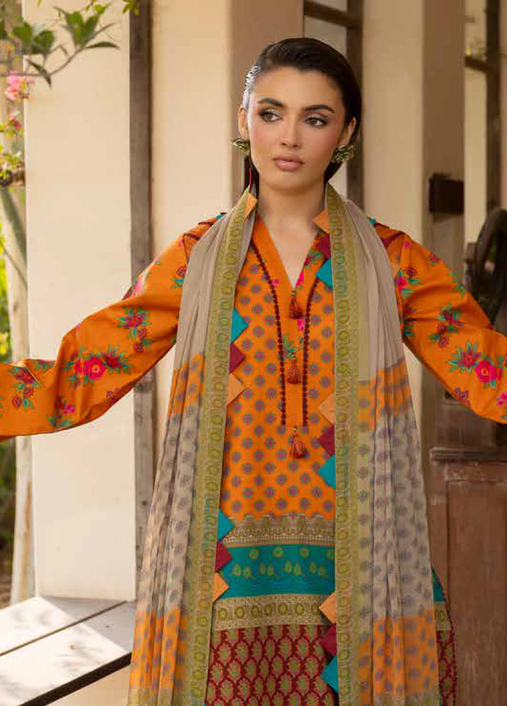 C Prints by Charizma Unstitched Printed Lawn 3 Piece Suit CHR26UCP CP6-01 - Summer Collection