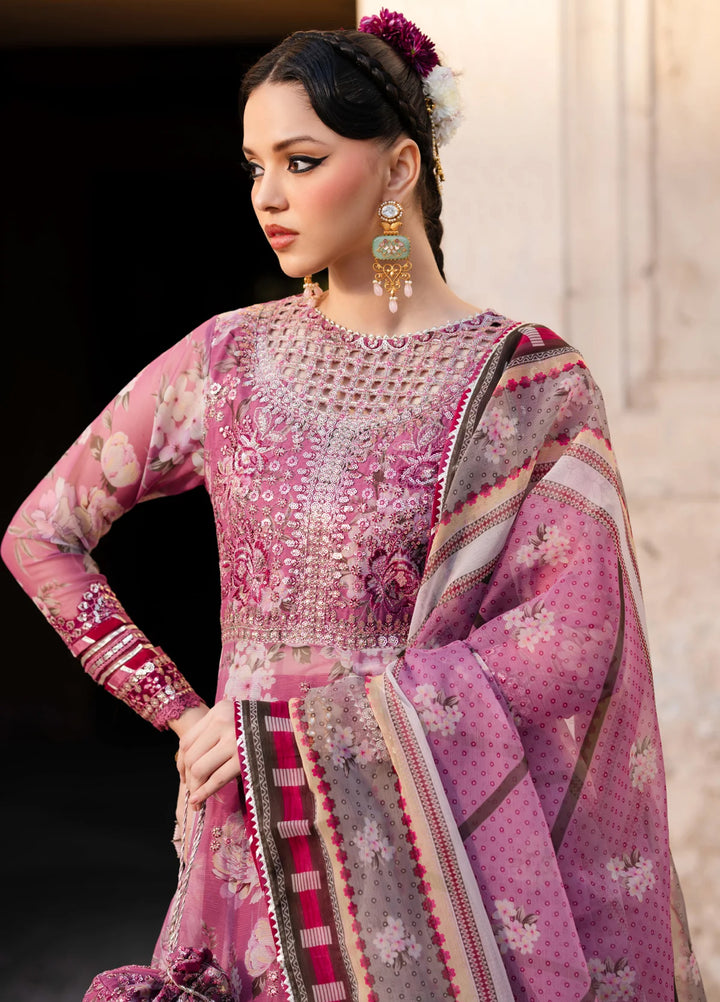 Xenia Formal Unstitched Luxury Chiffon Suits 3 Piece XE25FL Bano - Formals Collection