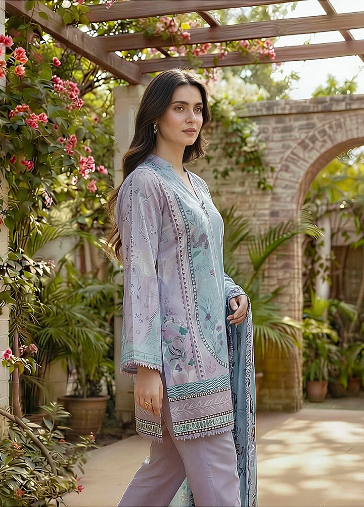 Zync by Florent Unstitched Printed Lawn 3 Piece Suit FL26UZPL FZ-09 - Summer Collection