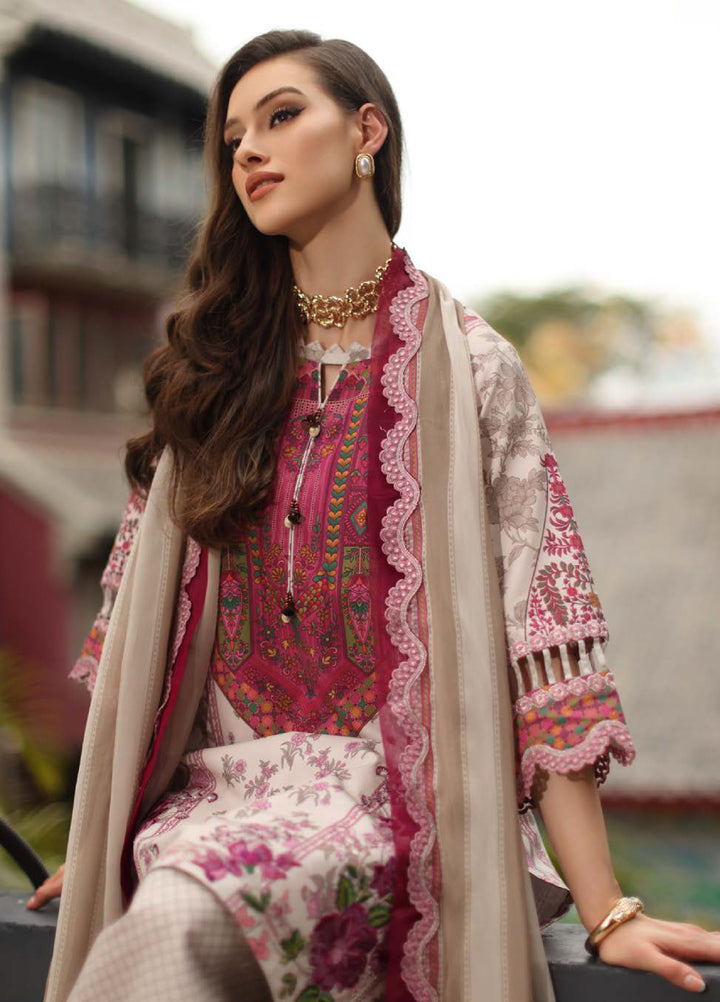 Combination by Charizma Unstitched Embroidered Lawn 3 Piece Suit CHR26UCL CC6-20 - Festive Collection