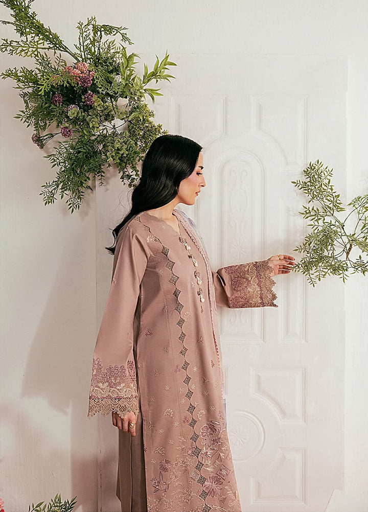 Zync by Florent Unstitched Embroidered Lawn 3 Piece Suit FL26ULZ FZ-8B - Summer Collection