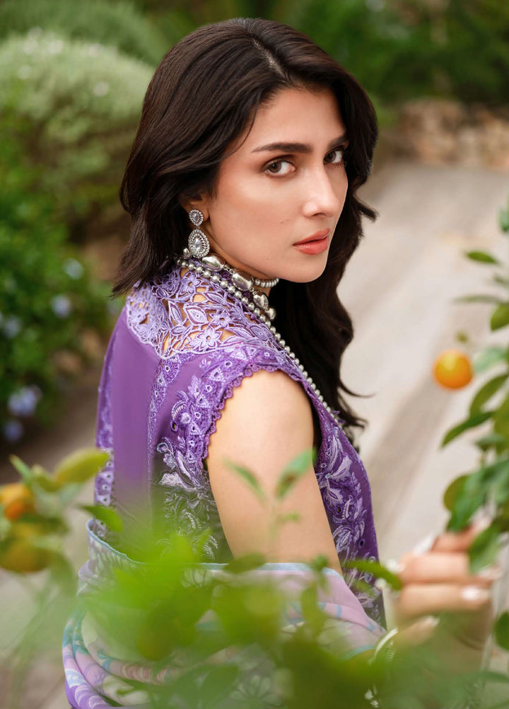 AMoi by Mushq Unstitched Embroidered Luxury Lawn 3 Piece Suit MU26AHL D-10 Lovers Lane - Summer Collection