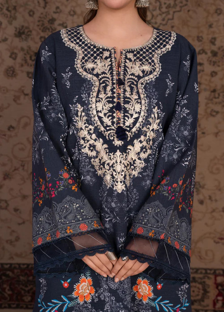 Jugnu by Chandan Nagri Women Pret Embroidered Khaddar 3 Piece Suit Parsa - Winter Collection