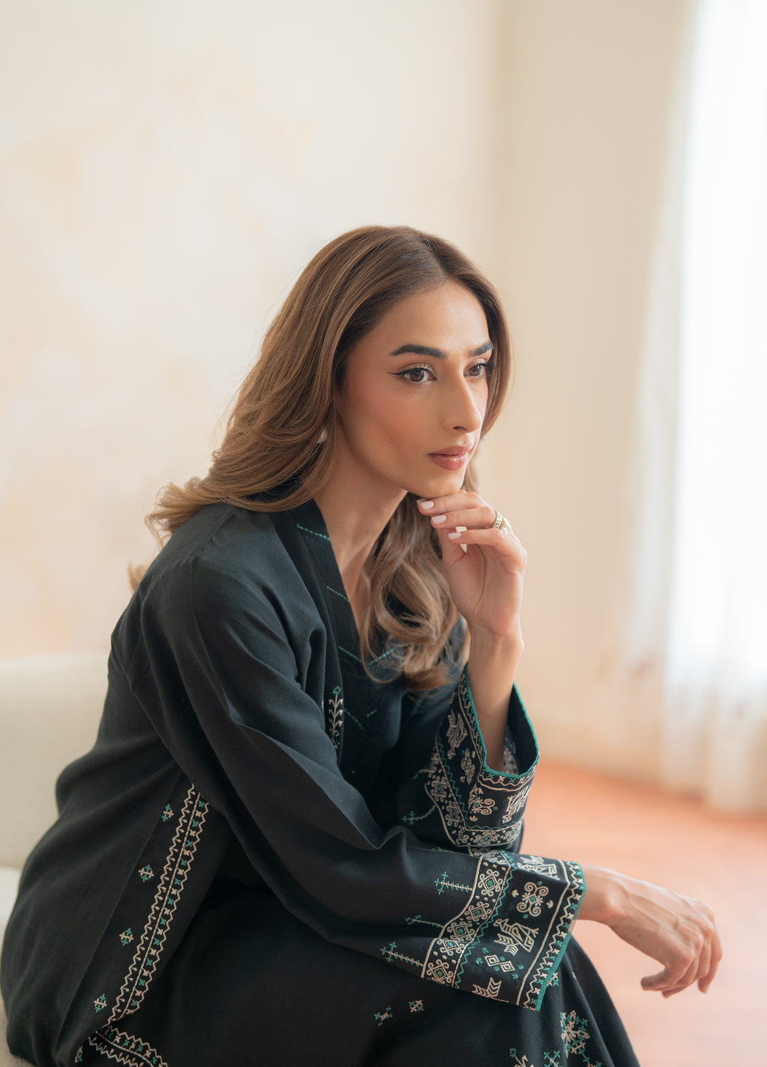 Pret Essentials by Sahar Pret Embroidered Dobby Jacquard 2 Piece SSED-ZH-V2-08 - Winter Collection