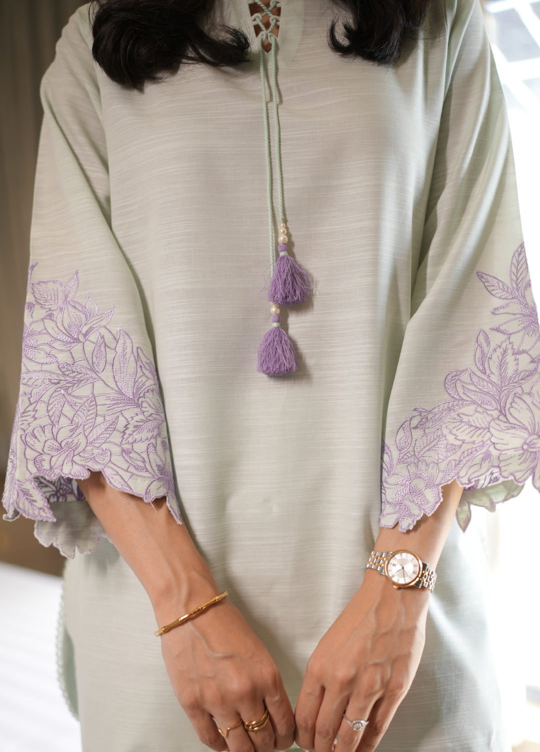 Pret Essentials by Sahar Pret Embroidered Khaddar 2 Piece AWEK-RR-06 - Winter Collection