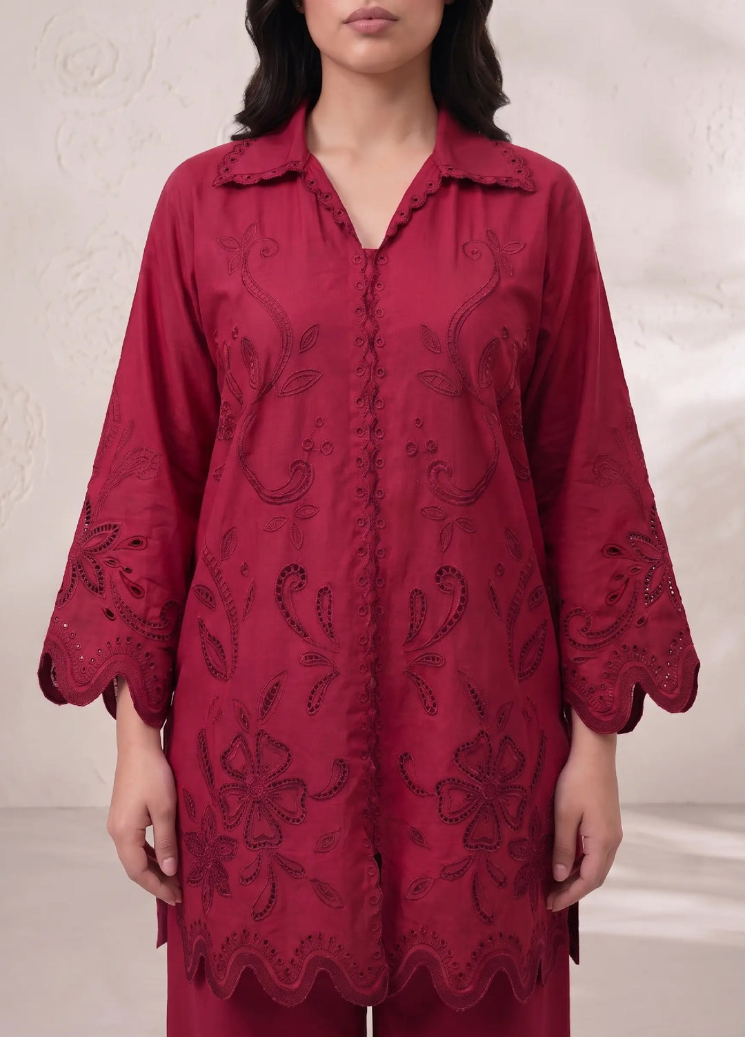 Scherezade Women RTW Embroidered Lawn Cotton 3 Piece Suit ZYRA - Casual Collection