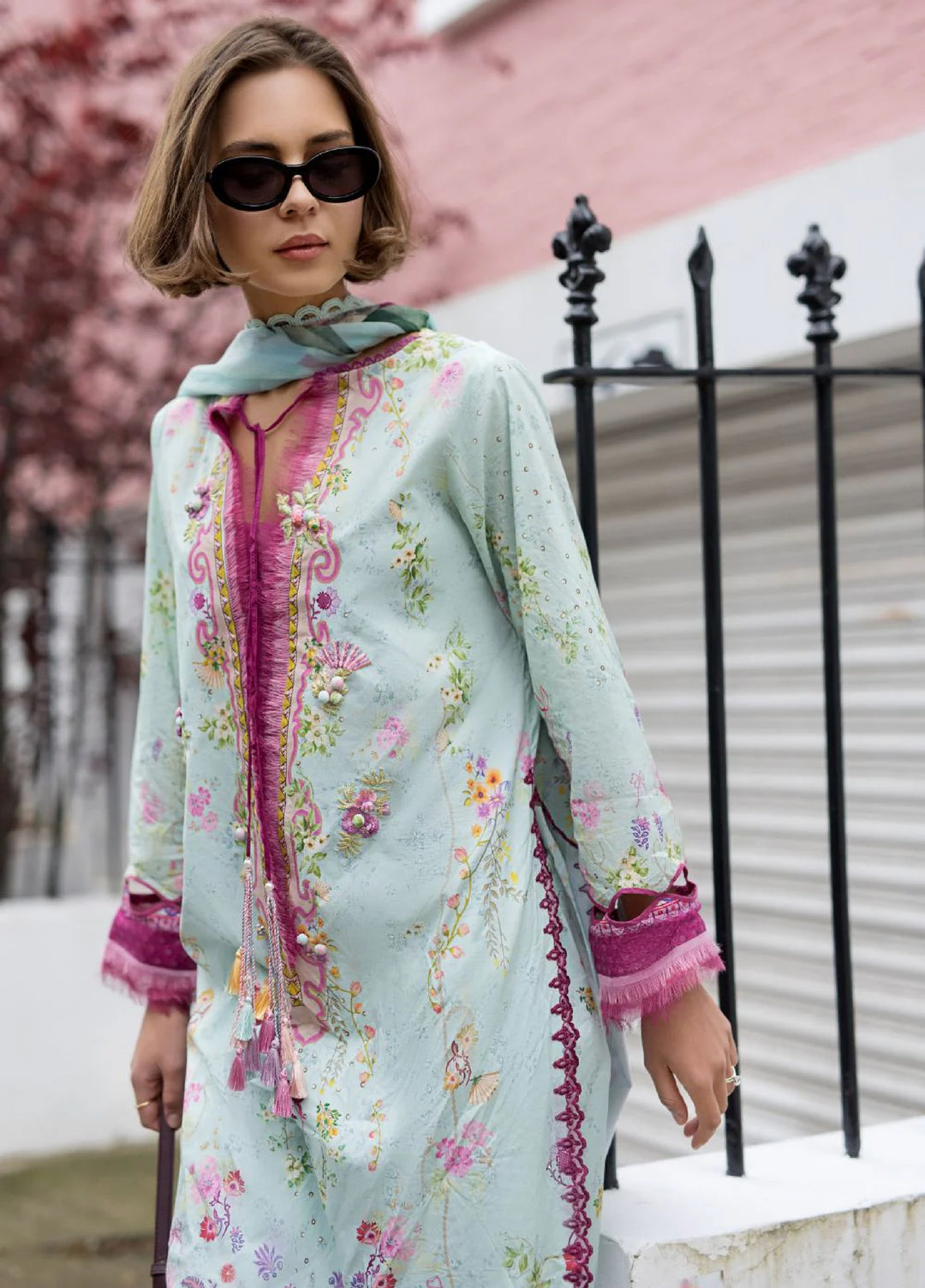 Sobia Nazir Prints Unstitched Embroidered Lawn 3 Piece Suit SN26UPL D-07A - Summer Collection