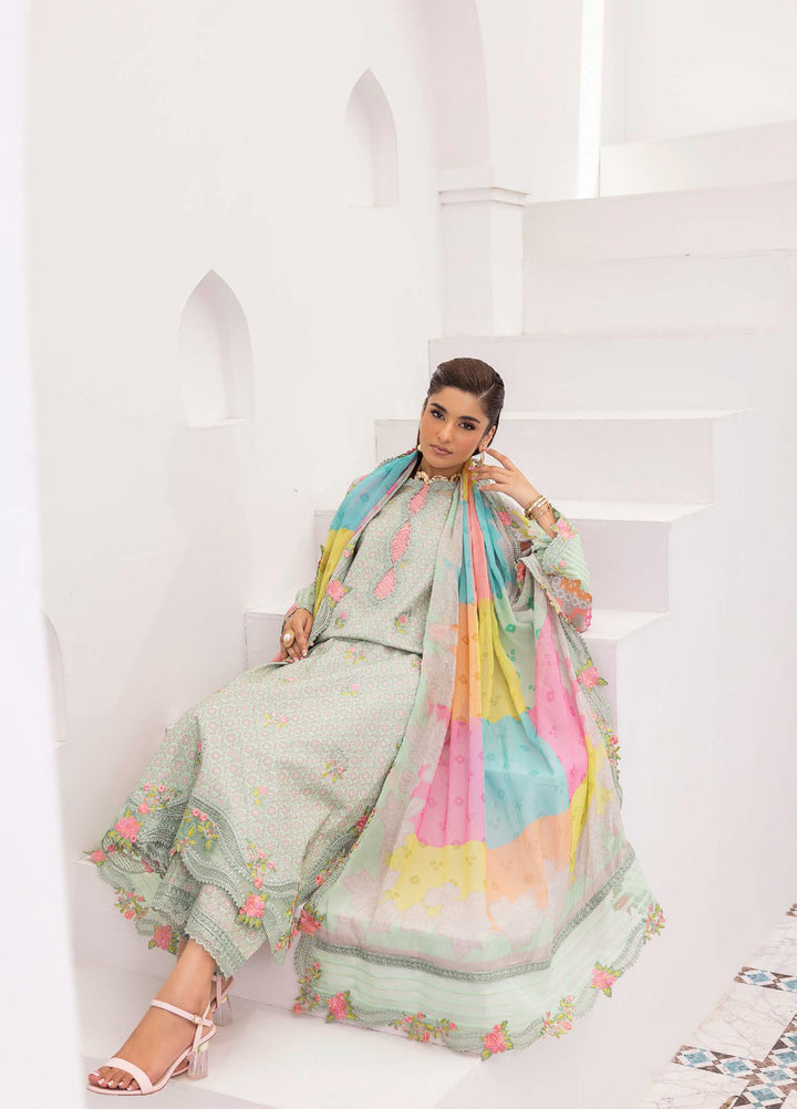 Rang e Bahar by Charizma Unstitched Embroidered Lawn 3 Piece Suit CHR26ULR CRB6-19 - Summer Collection