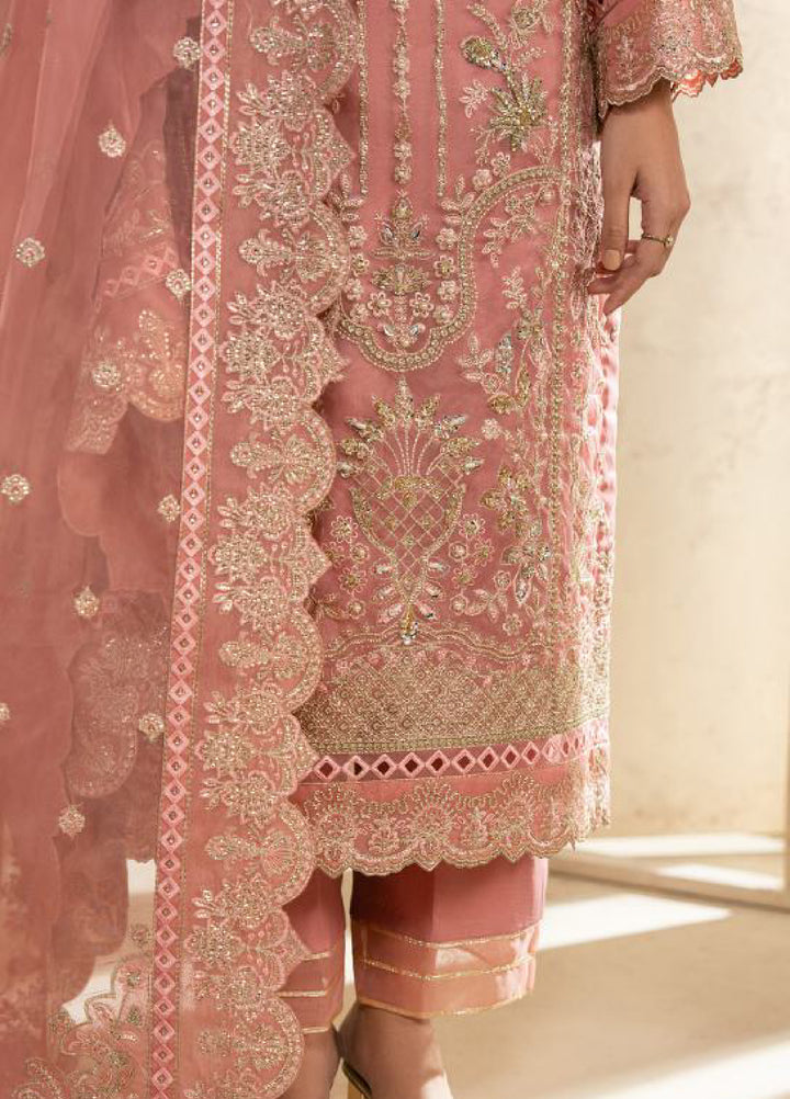 Azira by Gulaal Unstitched Luxury Embroidered Organza 3 peice GL25AF LFU-03 Zafeera - Formals Collection