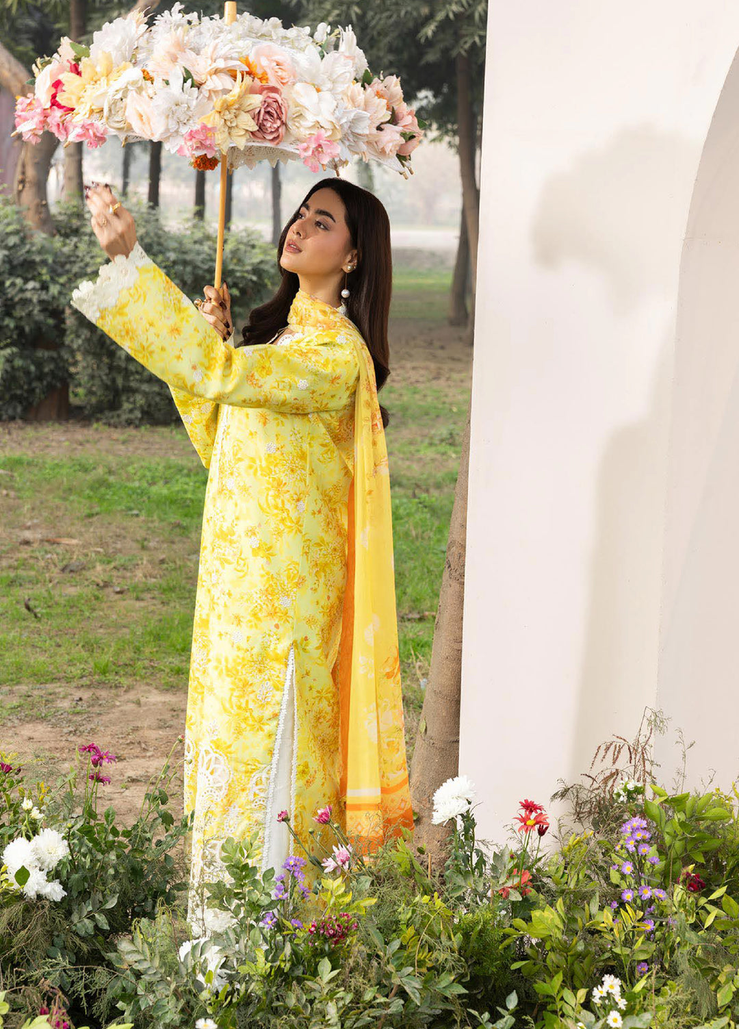 Summer Printkari Exclusive by RajBari Unstitched Embroidered Lawn 3 Piece Suit RB26USP D-05 - Casual Collection