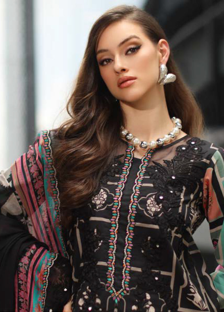 Combination by Charizma Unstitched Embroidered Lawn 3 Piece Suit CHR26UCL CC6-21 - Festive Collection
