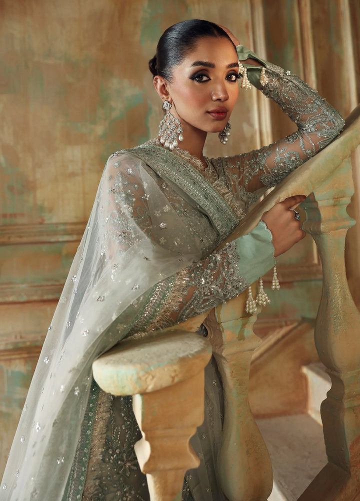 Zyra Unstitched Embroidered Net 3 Piece Suit ZY26UW D-1 Sarosh - Wedding Collection