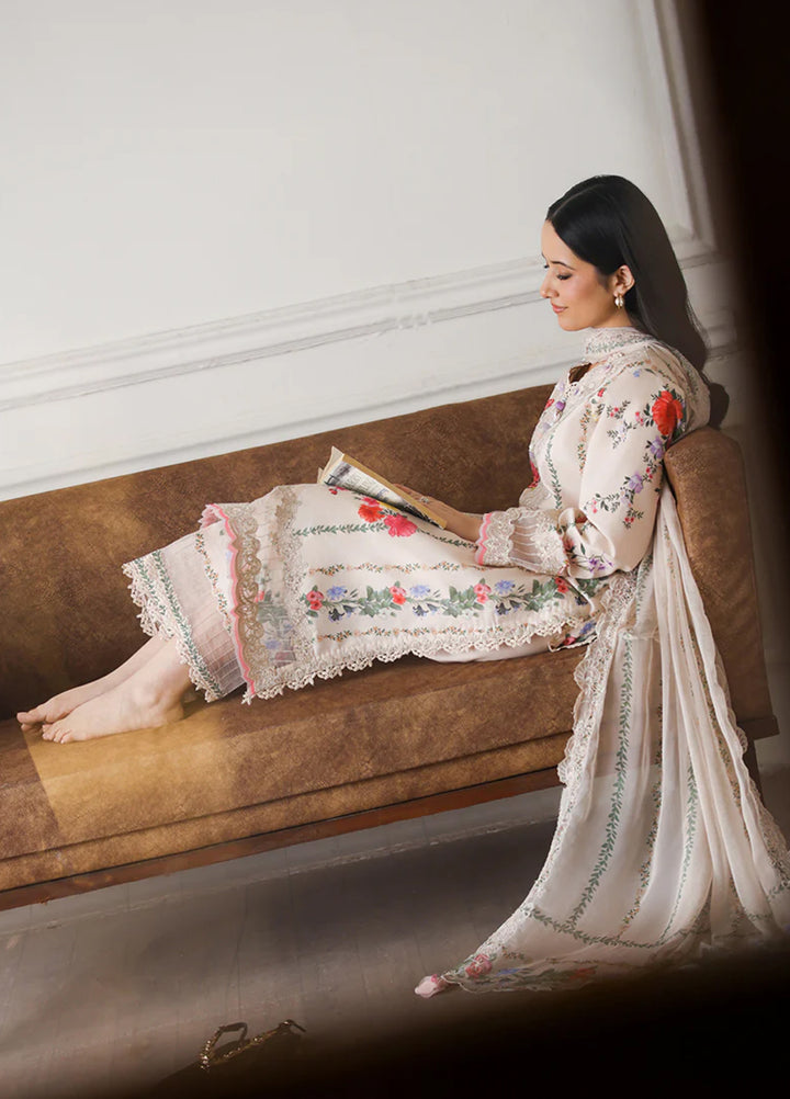 Sunlit Tales by Roheenaz Unstitched Embroidered Lawn 3 Piece Suit RN26ULS Sunflare Petal RUNSS260702 - Lawn Collection
