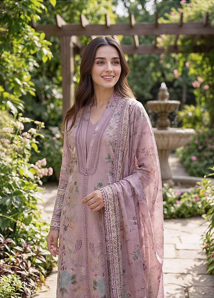 Zync by Florent Unstitched Printed Lawn 3 Piece Suit FL26UZPL FZ-02 - Summer Collection