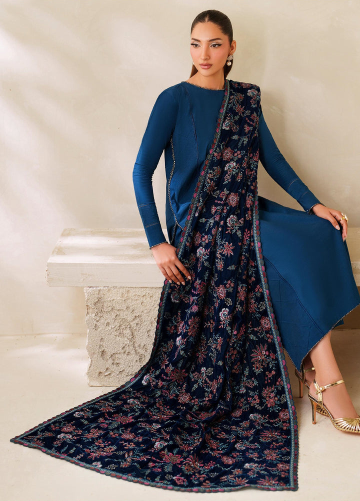 Zarif Velvet Shawls 1 Piece ZRF25VS ZRF-VS-01 - Festive Collection