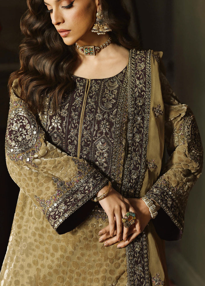 Signora by Charizma Unstitched Velvet Embroidered Suits 3 Piece CRZ25SV CVT5-13 - Festive Collection