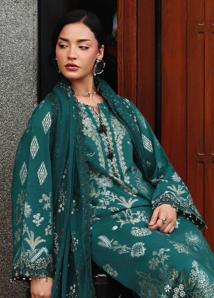 Maya by Nureh Unstitched Embroidered Jacquard 3 Piece Suit NU26UJM NJ-110 - Casual Collection
