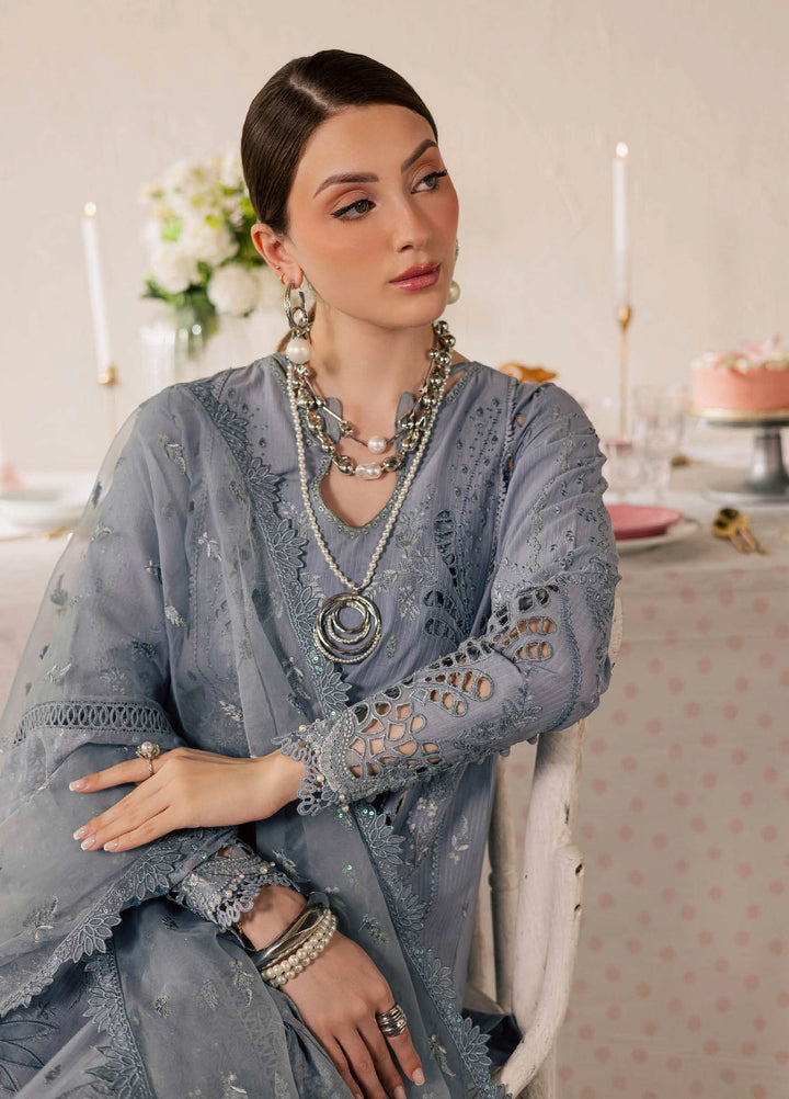 Feya by Nureh Unstitched Embroidered Lawn 3 Piece Suit NU26UFEL FE-16 - Eid Collection