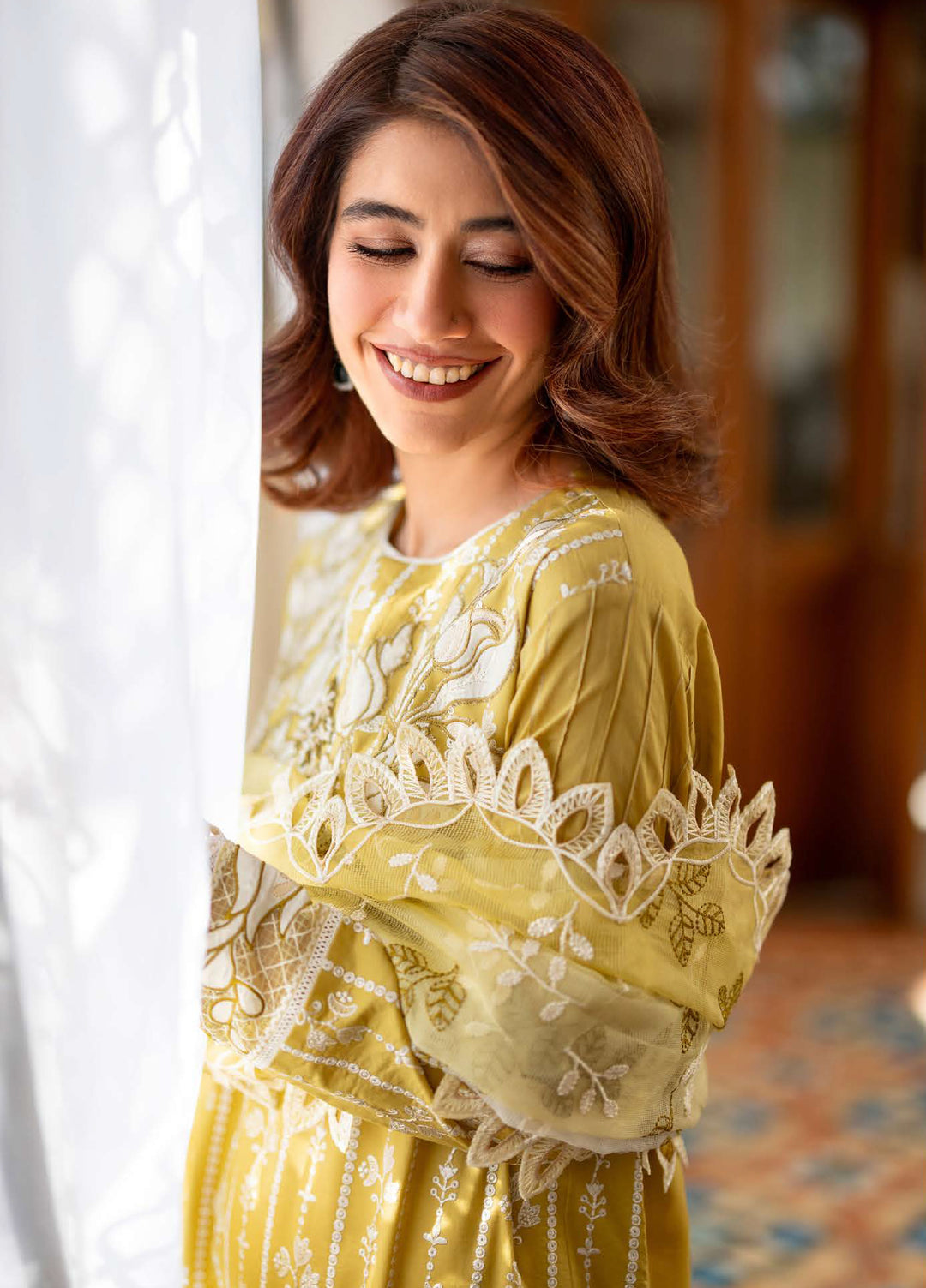 Astoria by Mushq Unstitched Embroidered Lawn 3 Piece Suit MQ26UAL 304-Evadne - Festive Collection