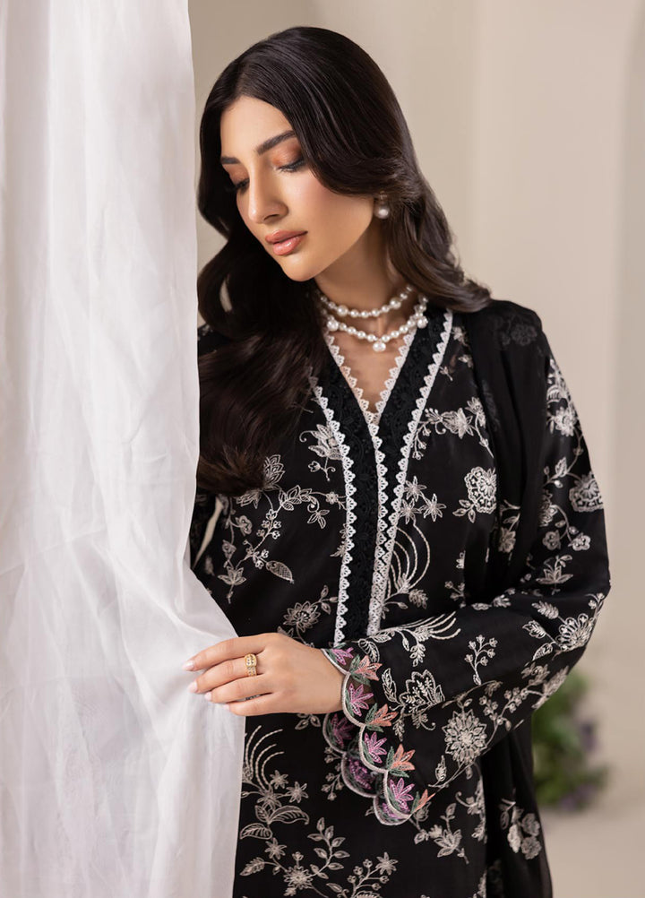 RajBari Exclusive Unstitched Embroidered Lawn 3 Piece Suit RB26UE D-10 - Summer Collection