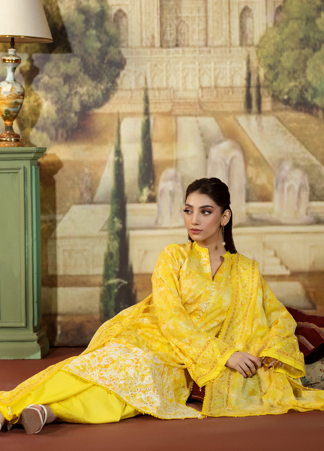 Regalia Textile Unstitched Embroidered Lawn 3 Piece Suit RG26EUS D-9 - Summer Collection