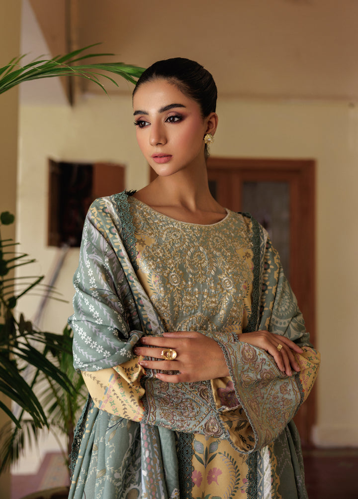 Zync by Florent Whispers Unstitched Embroidered Modal 3 Piece FL25WW FL-8B - Winter Collection